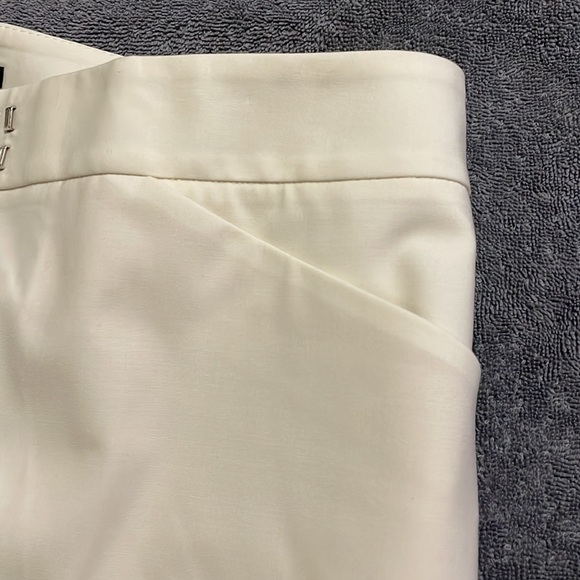 Lafayette 148 New York Irving Wool Dress Pants Women's Size 10 Beige Tan Cream - Picture 3 of 12